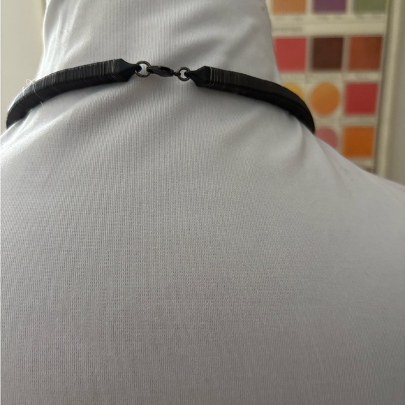 Industrial sculptural “Adele” necklace stretchy like new - Picture 4 of 10